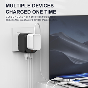 อะแดปเตอร์แปลงไฟสากล ชาร์จเร็ว 5A 3 พอร์ต USB-A และ USB-C สำหรับปลั๊กไฟยุโรป - Product Image 4