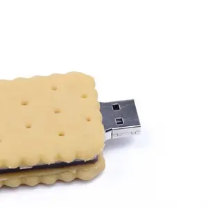 بطاقة Usb 2.0 على شكل البسكويت, 1 بطاقة USB على شكل البسكويت ، 8 جيجابايت 16 جيجابايت 32 جيجابايت