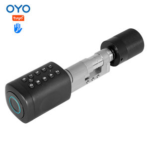 ओयो डिजिटल डोर लॉक सिलेंडर स्मार्ट टलॉक वाई-फाई ऐप छोटे लॉक कंट्रोल आउटडोर बायोमेट्रिक फिंगरप्रिंट इलेक्ट्रॉनिक लॉक - Product Image 1