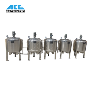 Machine à émulsionner sous vide 304Ss pour la production de crème cosmétique en pâte, ligne de production 4Kw 100L, homogénéisateur sous vide - Product Image 1