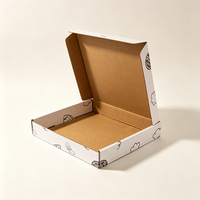 Weiße Wellpappe-Versandbox für Bäckerei Süßigkeiten Schokolade Geschenke E-Commerce-Verpackung Einzelhandel Lebensmittel Snacks