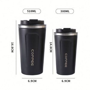 แก้วน้ำเก็บความร้อนสุญญากาศ สแตนเลส ขนาด 380 มล./510 มล. ยี่ห้อ Loho สินค้าขายดี ป้องกันการรั่วซึม เหมาะสำหรับเป็นของขวัญทางธุรกิจ ของพรีเมี่ยม สำหรับกาแฟ ชา นม พกพาสะดวก 6-12 ชั่วโมง - Product Image 2
