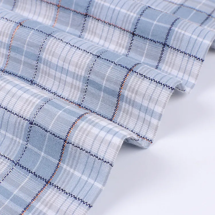 High Quality Good Prices Yarn Dyed 100%Cotton Check Fabric For Shirts Or Dress