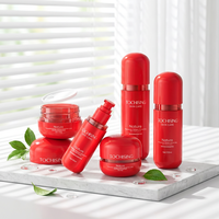 Emballages cosmétiques personnalisés en forme de cylindre, pots et flacons en ABS pour soins de la peau, crème solaire, lotion, nettoyant visage, crème pour le visage