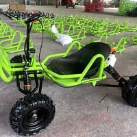 Go-Kart Todoterreno de Gasolina de Dos Tiempos, Cuatro Ruedas, para Entretenimiento, Transfronterizo, Superventas, con Capacidad de Carga de 150 kg