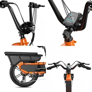 <span class=keywords><strong>Bicicleta</strong></span> Eléctrica de Neumáticos Anchos con Batería de Litio de Aleación de Aluminio de Entrega Rápida, 48v 15ah, con Estantes - Product Image 5