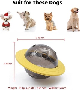 Funzioni Multiple erogazione di cibo migliora IQ Chasing Treat Ball Pet <span class=keywords><strong>Dog</strong></span> UFO Toys Pet <span class=keywords><strong>dog</strong></span> Food Leakage Slow Feed <span class=keywords><strong>Toy</strong></span> - Product Image 4