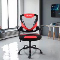 Chaise de bureau ergonomique moderne à dossier mi-haut inclinable, pivotante et réglable en hauteur, en maille, de haute qualité, pour visiteurs et télétravail