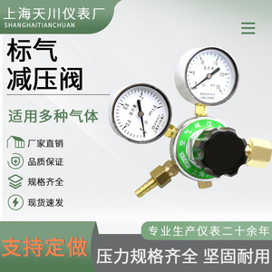 เครื่องปรับแรงดันก๊าซเทียนชวน รุ่น YQB 0-1.6 Mpa แบบสองเกจ สำหรับออกซิเจนและอากาศ ใช้ในห้องปฏิบัติการ - Product Image 4