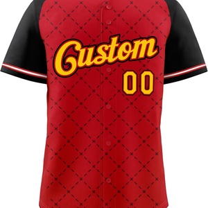 เสื้อเจอร์ซีย์ฝึกซ้อมแบบสั้นน้ำหนักเบา สไตล์ฮิปฮอปยุค 90 พร้อมกระดุม เสื้อกีฬาปักชื่อและหมายเลขส่วนตัว ป้องกันแบคทีเรีย - Product Image 5