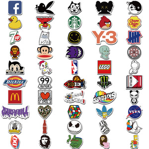 100 autocollants de la marque Tide Fashion <span class=keywords><strong>pour</strong></span> bagages, skateboard, <span class=keywords><strong>ordinateur</strong></span>, guitare, décorations murales et autocollants de graffiti - Product Image 3