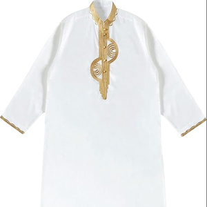 <span class=keywords><strong>Abito</strong></span> Tradizionale Islamico di Lusso per Uomo con Ricami, Costume Etnico dell'Arabia Saudita per l'Autunno - Product Image 1