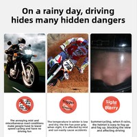 Nouveau hiver Durable en plastique HD magique lentille Film universel Anti-buée Patch complet demi casques remplacement moto accessoires