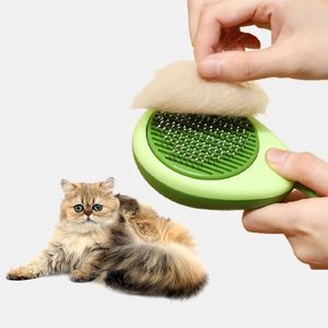 Nuevo Cepillo Pequeño para Perros y Gatos, Estilo Aguacate Naranja, Peine de Agujas con Forma de Fruta para Descompresión y Masaje en Seco - Product Image 3