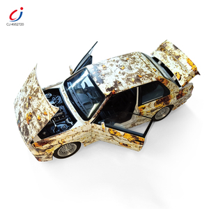 <span class=keywords><strong>Auto</strong></span> Giocattolo in Metallo Pressofuso Chengji, Design Vintage con Effetto Danneggiato, Scala 1/24, Modellini in Lega - Product Image 1