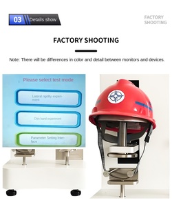 Testeur de résistance du mentonnière de casque de sécurité, <span class=keywords><strong>machine</strong></span> de test de rigidité latérale haute précision pour sangle mandibulaire et bande de mâchoire - Product Image 6