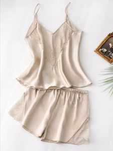 Custom Private Label Women Sleepwear Cotton Silk Blend Pajamas Long Sleeve Set Soft Comfortable OEM ODM Factory Service - Product Image 3