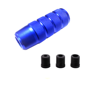 Aluminum Alloy Knurled <b>Gear</b> Shift <b>Knob</b> Black M8 M10 M12 Thread Universal <b>Gear</b> <b>Knobs</b> Car Truck Racing Manual Transmission <b>Knob</b> - Product Image 6