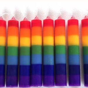 Velas de Cera de Soja de Siete Colores para Meditación, Velas de Cera de Parafina a Bajo Precio para Oración en Iglesias, para Navidad, Halloween, Pascua - Product Image 3