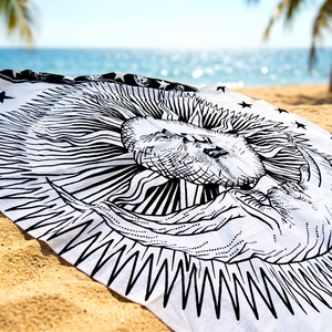 Tapiz de Yoga Aubusson Floral de 72 Pulgadas, Tapiz Decorativo para Pared con Diseño de Sol y Luna, Ecológico, Lavable a Máquina, para Uso en Dormitorios Universitarios - Product Image 1