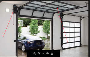 Portes <span class=keywords><strong>de</strong></span> <span class=keywords><strong>Garage</strong></span> industriel en verre intelligent moderne, 8x7, pièces claires, <span class=keywords><strong>porte</strong></span> <span class=keywords><strong>de</strong></span> <span class=keywords><strong>Garage</strong></span> - Product Image 6