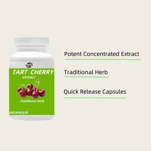 Cápsulas de Extracto de Cereza Ácida OEM/ODM, Sin Gluten, Sin Modificación Genética, Suplemento Herbal Tradicional, Cápsulas de Cereza - Product Image 2