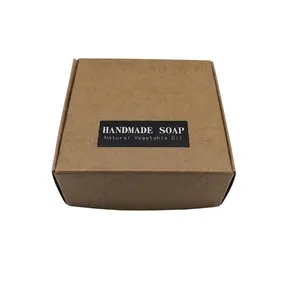 작은 사용자 정의 로고 우편물 크래프트 상자 네일 가제트 캔들 Lanyards 비누 스킨 케어를위한 저렴하고 재활용 된 종이 포장 상자