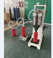 Machine de remplissage semi-automatique de poudre sèche pour extincteurs en acier inoxydable GFM16-1 de haute qualité certifiée