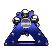 Xc Metal Classic Fidget Spinner Rotating Stress Relief Creative Ball Track Novelty Toy for Youth 15-35 Years Old