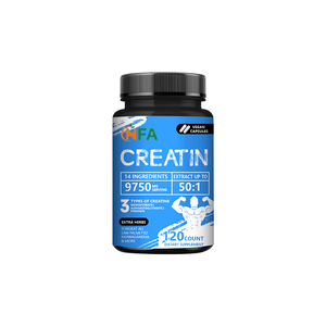 Chất lượng tốt nhất Creatine Monohydrate bổ sung Vegan viên nang Creatine viên nang 120 Mũ cung cấp năng lượng trong tập luyện - Product Image 1