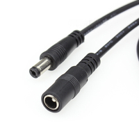 Kabel Ekstensi Catu Daya 5M untuk Kamera CCTV Kabel Ekstensi Daya DC 12V Tembaga Murni Kualitas Tinggi