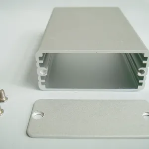 54*23mm aluminium power bank instrumen perumahan power amplifier kotak bingkai plastik tahan air aluminium shell kandang 8139