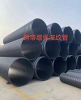 Tuyau de drainage corrugué à double paroi en PEHD pour applications souterraines, diamètres 200mm, 300mm, 500mm, 600mm, 800mm, 1000mm, 1200mm