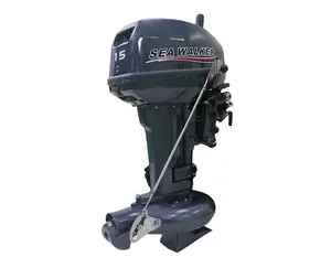 Water Jet drive pump with 2 stroke 15HP outboard motor boat engine compatible with YAMAHA short shaft