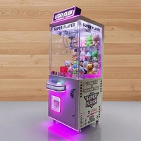 Singapour métal griffe grue Machine maquina de garras poupées receveur jeu pièce jouet Arcade grue griffe Machine griffe Machine