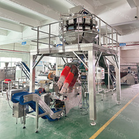 Machine d'emballage automatique électrique haute efficacité pour le remplissage de sacs en filet de fruits, légumes, agrumes, tomates, pommes de terre, oignons (en cartons/sachets)