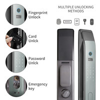 Serrure intelligente Tuya, application WiFi, déverrouillage à distance, empreinte digitale automatique, mot de passe, carte-clé, serrure intelligente pour porte de maison