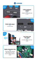 Alimentation CC intelligente régulée et réglable SUNSHINE P2 PRO 30V 5A pour outils de réparation mobiles