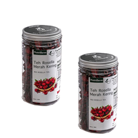 Fleurs de Roselle Dorée Séchées Premium, Thé Herbal Exotique, Marque Nutrifarm, 300g, Qualité Supérieure, Qualité Export, Durée de Conservation 24 Mois