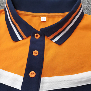 เสื้อโปโลสำหรับผู้ชายเสื้อกอล์ฟผ้าคอตตอนผสมโพลีเอสเตอร์ซับลิเมชันออกแบบได้ตามต้องการ - Product Image 2