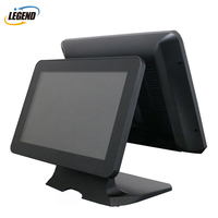 Système de point de vente 15 "+ 12" écran tactile Machine de point de vente EPOS Tills