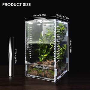 Trong suốt Acrylic nhảy nhện môi trường sống Acrylic bò sát Terrarium - Product Image 2