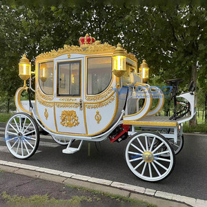 Chariot de luxe royal de haute qualité à quatre roues, électrique, pour visites touristiques et mariages, idéal pour les parcs d'attractions - Product Image 4