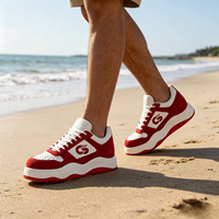 OEM&ODM Sneakers personnalisées de haute qualité, design de logo personnalisé, chaussures en cuir pour hommes, chaussures décontractées, chaussures de sport