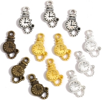 Chaînes d'accessoires de bijoux en alliage DIY - Pendentif montre, bracelet vintage, porte-clés, petit pendentif
