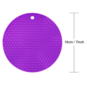 Silicone Pot Holder Silicone <strong>Trivets</strong> Mat Heat Resistant <strong>Trivets</strong> and Dishwasher Safe - Product Image 2
