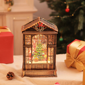Lanterne à eau musicale lumineuse bonhomme <span class=keywords><strong>de</strong></span> neige doublée USB/à piles pour cadeaux <span class=keywords><strong>de</strong></span> décoration <span class=keywords><strong>de</strong></span> festival <span class=keywords><strong>de</strong></span> Noël - Product Image 3