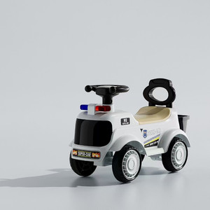 Nouveau modèle de voiture à pousser en plastique rouge au design cool pour les enfants de 2 à 4 ans voiture à pousser pour jouer de la musique jouet pour enfants - Product Image 3