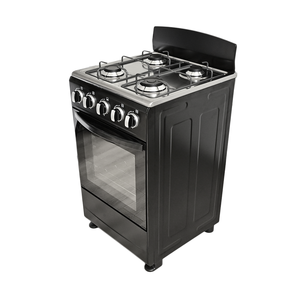 Cuisinière multifonctionnelle à 4 brûleurs en acier inoxydable, cuisinière à <span class=keywords><strong>gaz</strong></span> autonome avec four et grill à convection - Product Image 2