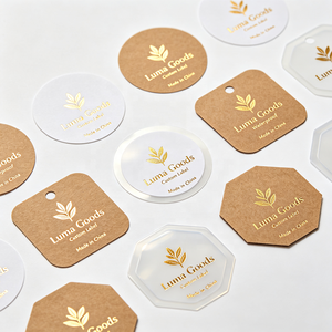 Autocollants transparents autocollants pour emballage cadeau, impression offset, logo personnalisé, imperméables, découpés à la forme, ronds, résistants - Product Image 1
